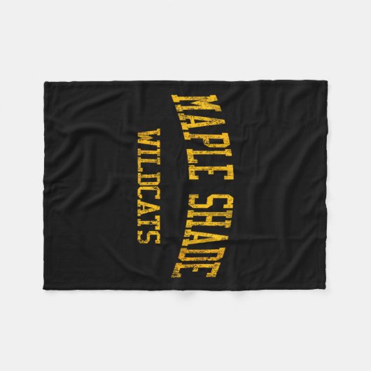 Womens Maple Shade High School Hs Maple Shade Nj V Fleece Deken (Voorkant (Horizontaal))