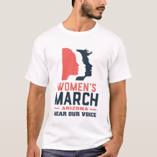Women's March Arizona Luister naar onze stem T-shirt