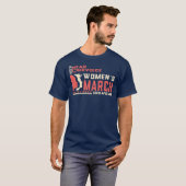 Women's March Luister naar onze stem op Hawaii T-shirt (Voorkant volledig)