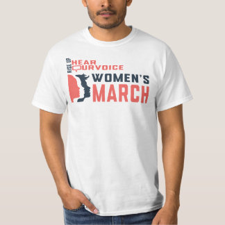 Women's March Rise Up Hoor Urovoice T-shirt
