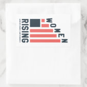 Women's March SF - Vrouwen in opstand Rechthoekige Sticker (Tas)