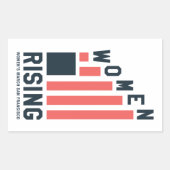 Women's March SF - Vrouwen in opstand Rechthoekige Sticker (Voorkant)