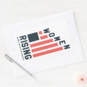 Women's March SF - Vrouwen in opstand Rechthoekige Sticker (Envelop)