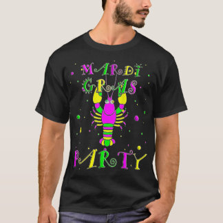 Womens Mardi Gras Party Cute Mardi Gras Outfit for T-shirt