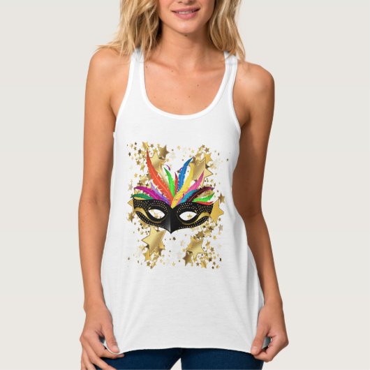 Womens Mardi Gras Tanktop (Voorkant)