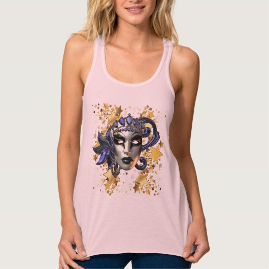 Womens Mardi Gras Tanktop (Voorkant)