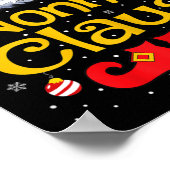 Womens Matching Family Christmas Santa Hat Xmas Fu Poster (Hoek)