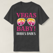 Womens Matching Las Vegas Wedding Brides Babes Bri T-shirt (Design voorkant)