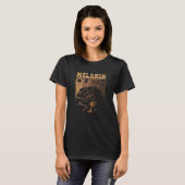 Womens Melanin Queen African American Black Strong T-shirt (Voorkant volledig)