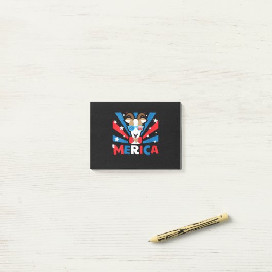 Womens Merica Geit Post-it® Notes (Op bureau)