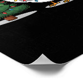 Womens Merry Chick-mas Ultrygeist Funny Chicken Gh Poster (Hoek)