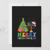 Womens Merry Chrismukkah 2022 Happy Hanukkah Chris Feestdagenkaart (Voorkant)