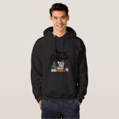 Womens Merry Christmask Funny Kerstkerstkerstman Hoodie (Voorkant volledig)