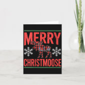 Womens Merry Christmoose Holiday Moose Ugly Sweate Kaart (Voorkant)
