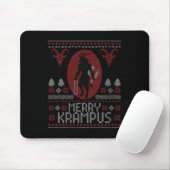 Womens Merry Krampus Horror Creepy Evil Funny Ugly Muismat (Met muis)