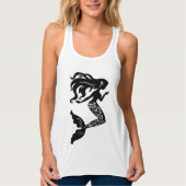 Womens met zwoerd tanktop (Voorkant)