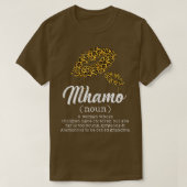 Womens Mhamo Leopard Lips Funny Grandma Meaning Mo T-shirt (Design voorkant)