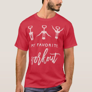 Womens mijn favoriete werkverslaafde Lomens T-shirt