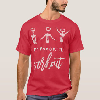 Womens mijn favoriete werkverslaafde Lomens T-shirt