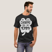 Womens mijn geluk noemen me mama St Patricks D T-shirt (Voorkant volledig)