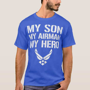 Womens Mijn zoon Mijn Airman Mijn Hero Ouder Famil T-shirt