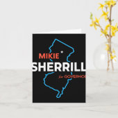 Womens Mikie Sherrill New Jersey Governor Election Kaart (Gele Bloem)