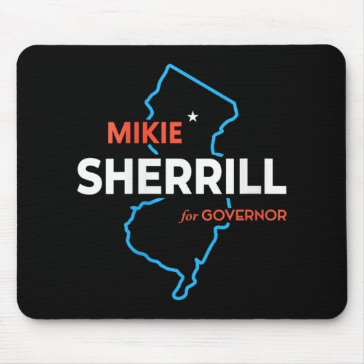 Womens Mikie Sherrill New Jersey Governor Election Muismat (Voorkant)