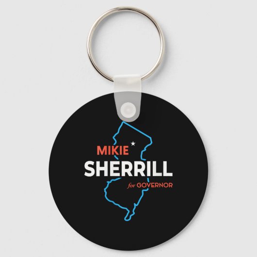 Womens Mikie Sherrill New Jersey Governor Election Sleutelhanger (Voorkant)