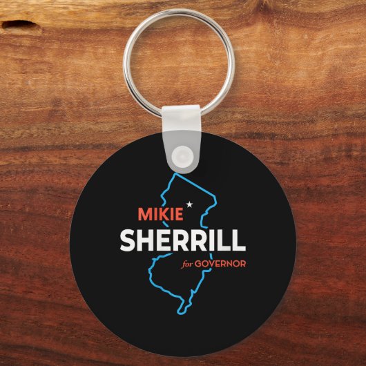 Womens Mikie Sherrill New Jersey Governor Election Sleutelhanger (Voorkant)