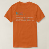 Womens Mimi Gift Definition T-shirt (Design voorkant)