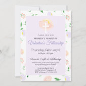 Women's Ministry Valentine's Fellowship Invitation Kaart (Voorkant)