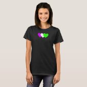 Womens Modern feminist Suffragette heart T-shirt (Voorkant volledig)