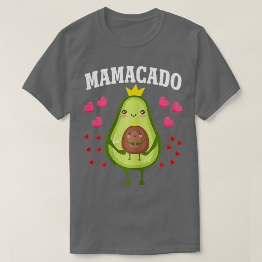 Womens Moederdag avocado mama avocado mam grappig T-shirt (Design voorkant)