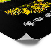 Womens Moederdag Sunflower Graphic Print Plus (Hoek)