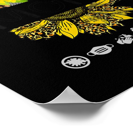 Womens Moederdag Sunflower Graphic Print Plus (Hoek)