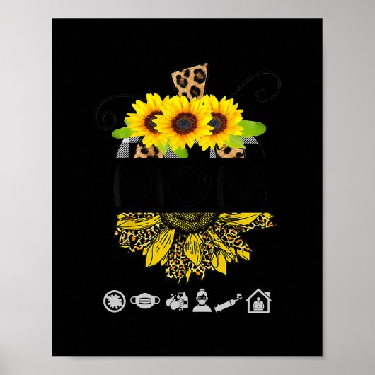 Womens Moederdag Sunflower Graphic Print Plus (Voorkant)
