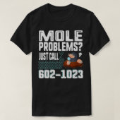 Womens Mole Day Mole Problems Just Call Avogadros T-shirt (Design voorkant)