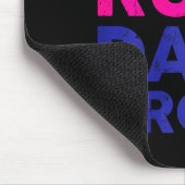 Womens Moms Rule Dads Drool Funny Mother's Day Gra Muismat (Hoek)