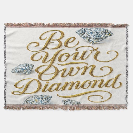 Women's Motivational Quote Blanket Deken (Voorkant)