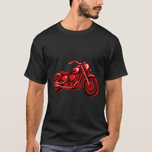 Women's Motorcycle Heart Biker Valentines Day Ride T-shirt (Voorkant)