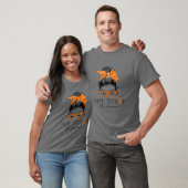 Womens Multiple Sclerosis Awareness Bun MS W T-shirt (Unisex)