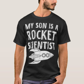 Womens My Son is een raketwetenschapper Rocket Aer T-shirt