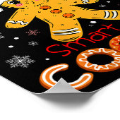 Womens My Students Are Smart Cookies Christmas Gin Poster (Hoek)