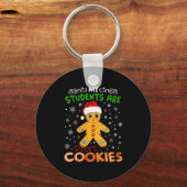 Womens My Students Are Smart Cookies Christmas Gin Sleutelhanger (Voorkant)