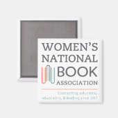Women's National Book Association logo magneet (Voorkant / Achterkant)