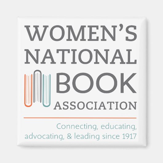 Women's National Book Association logo magneet (Voorkant)