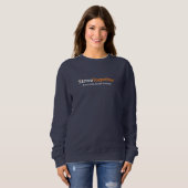 Women's Navy Sweatshirt (Voorkant volledig)