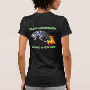 Womens Navy Vet GSM LM2500 met 33K HP & TB Drk clr T-shirt