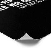 Womens Nelson Mandela's Motivational Quote V-neck  Poster (Hoek)