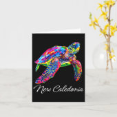 Womens New Caledonia V-neck Kaart (Gele Bloem)